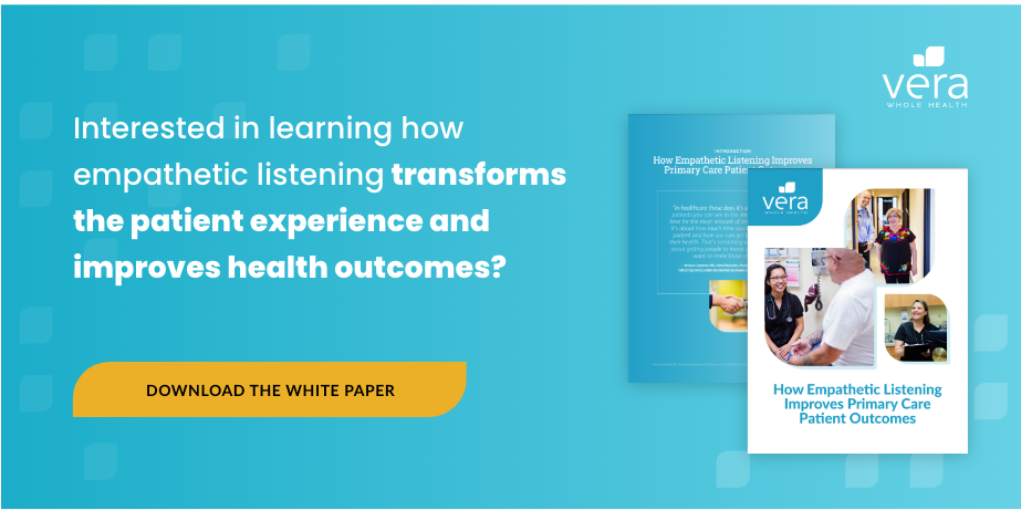 Interested in learning how empathetic listening transforms the patient experience and improves health outcomes? Download the white paper.